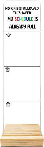 Monitor Memo Board Computer Monitor Memo Board Acrylic for Computer Monitors No Screen Damage Office Desk Accessories with Removable Design 12.6X 3.15 x 0.2 inches