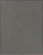 JAM PAPER Laminated Two Pocket Glossy School Folders - Letter Size - High Gloss Grey - 6/Pack