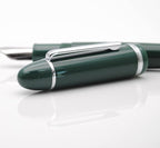 JINHAO X159 Fountain Pen (F Nib 0.5mm, Dark Green with Silvery Clip)