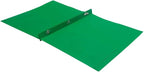 JAM PAPER Plastic Color POP Folders - 2 Pocket Durable Folders with Metal Prongs Fastener Clasps - Green - Bulk 96/Pack