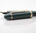 JINHAO X159 Fountain Pen (F Nib 0.5mm, Dark Green with Gold Clip)