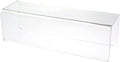 Source One Deluxe Clear Acrylic Cubicle Name Plate (2 Inch Hook, Name Plate Double Sided)