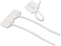 Waterproof Shipping Tags, Self Locking Nylon Writable Marker Ties Luggage Identification Tags, Plastic Straps Label Mark Tag, Seal Tags Zip Tie for Labeling 100pcs (White)