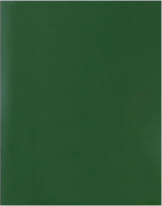 JAM PAPER Custom Printed Semi-Gloss Folders with Round Corner Pockets - Personalized Logo & Text - 12pt C1S - Green - 250/Pack