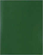 JAM PAPER Custom Printed Semi-Gloss Folders with Round Corner Pockets - Personalized Logo & Text - 10 pt C2S - Green - 100/Pack