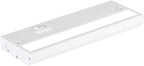 LED Under Cabinet Lighting Hardwired - 3CCT 9 Inch White Finish - Undercabinet Lights for Kitchen - Linkable Undercounter Dimmable Plug in Light or Hard Wired - Under Counter Fixture Direct Wire