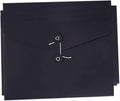 10pcs A4 Kraft Paper Envelopes Portfolio Foolscap File Folders Document Folder with String Fastener Closure Wallet Pockets File Bags Storage Pouch Paperwork Organizer Bag for Office School Home