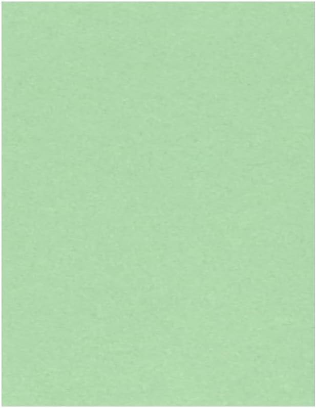 LUXPaper 8.5" x 11" Cardstock | Letter Size | Pastel Green | 65lb. Cover | 50 Qty
