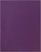 JAM PAPER Custom Printed Semi-Gloss Folders with Round Corner Pockets - Personalized Logo & Text - 12pt C1S - Purple - 250/Pack