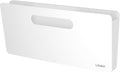 loukin Magnetic File Holder - Vertical Wall Mount Organizer for Whiteboard, Refrigerator, Office Wall, Documents, Letters (White)