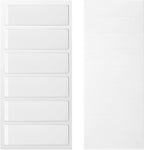 Juvale Clear Vinyl Binder Spine Label Pockets - Adhesive Label Pockets for Binders - Vinyl Sleeves for File Organizers - Clear Sleeves & Cardstock Inserts - 120 Holders & 126 Inserts, 1x3in