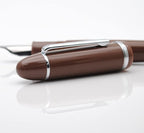 JINHAO X159 Fountain Pen (EF Nib 0.38mm, Coffee with Silvery Clip)