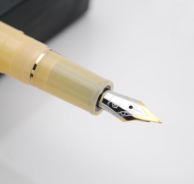 JINHAO 82 Fountain Pen (Tender Yellow,Fine Nib 0.5mm)