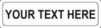 BuildASign Personalized Custom Street Sign – Aluminum Road Sign for Bedroom, Game Room, Man Cave, Garage or Playroom Decor, Weather-Proof & UV Fade Resistant (5"x18”, White)