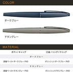Cross ATX Refillable Rollerball Pen Presented in a Luxury Gift Box - Medium Point, Black Ink, Sandblasted Dark Blue