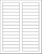 NextDayLabels 8-1/2 x 11 Neon Color High Light Fluorescent Labels for Laser & Inkjet Printer (Orange Fluorescent, 2/3" x 3-7/16" - 30 Per Page | 750 Labels)