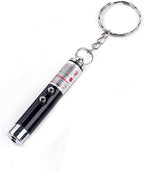 6 PCS Cat Toys Laser Pointer Mini Keychain Laser Pointer LED Flashlight Dog Laser Toy Pet Remote Control Laser (6 Pcs Pack A)