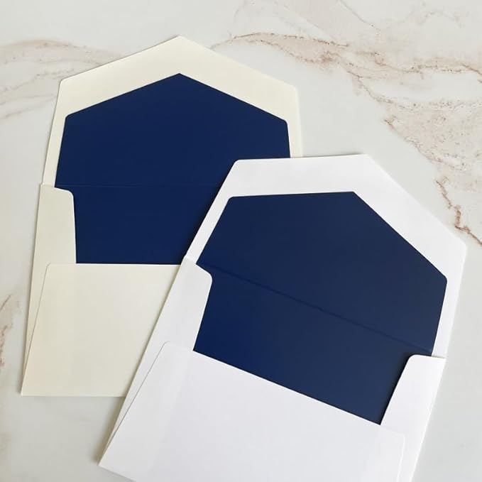 Classic Monogrammed Name Folded Notes – Raised Ink Personalized Stationery Set with Envelopes – Premium Custom Thank You & Correspondence Cards (25 Pack)