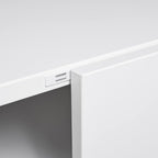 Zateety Metal Printer Stand with Storage Mobile Printer Tables for Small Spaces with Door Adjustable Shelf File Cabinet on Wheels for Home Office