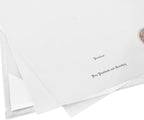 GraduationMall 8.5"x11" Smooth Padded Diploma Cover Certificate Holder White,1-Pack