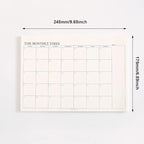 60 Page Schedule Planning Notepad, 245175 mm Tear-Off Sheets Weekly Planner for Organising Goals, Tasks, Notes