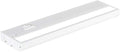 LED Under Cabinet Lighting Hardwired - 3CCT 12 Inch White Finish - Undercabinet Lights for Kitchen - Linkable Undercounter Dimmable Plug in Light or Hard Wired - Under Counter Fixture Direct Wire