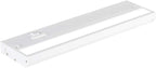 LED Under Cabinet Lighting Hardwired - 3CCT 12 Inch White Finish - Undercabinet Lights for Kitchen - Linkable Undercounter Dimmable Plug in Light or Hard Wired - Under Counter Fixture Direct Wire