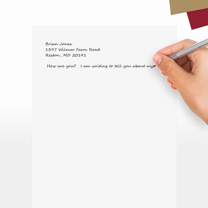 LUXPaper 8.5" x 11" Classic Crest Paper | Letter Size | Brilliant White | 70lb. Text | 500 Qty