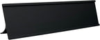 5 Pack 2" x 10" Aluminum Desk Name Plate Holders,Office Business Desk Sign Holder for Meeting Room or Other Business Event (Black)