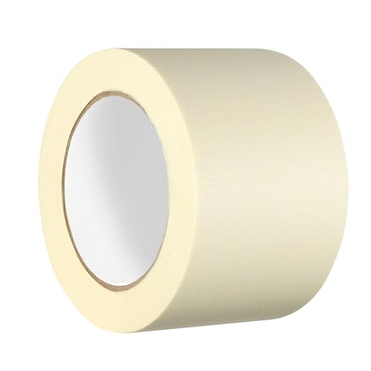 GTSE Wide Masking Tape, 1 Roll, 3 inches x 55 Yards (164 ft), Multi-Surface Adhesive Painting Tape, Perfect for Painting, Home, Office, School, Art, Crafts, Glass, Vinyl