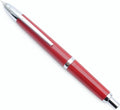 JINHAO 20 Press Fountain Pen, Retractable Capless Resin Pen with Ink Converter (EF Nib 0.4mm, Wine Red)