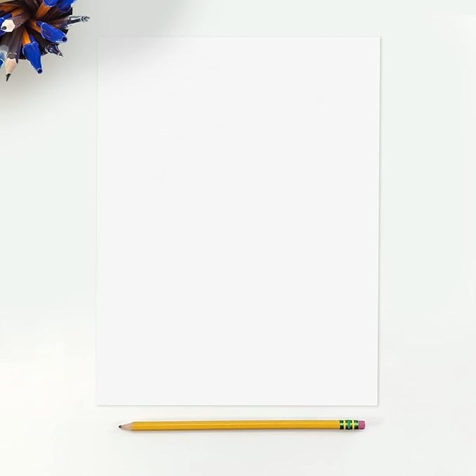 LUXPaper 8.5" x 11" Classic Crest Paper | Letter Size | Brilliant White | 70lb. Text | 1,000 Qty