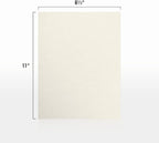 LUXPaper 8.5" x 11" Paper | Letter Size | Quartz Metallic | 80lb. Text | 50 Qty