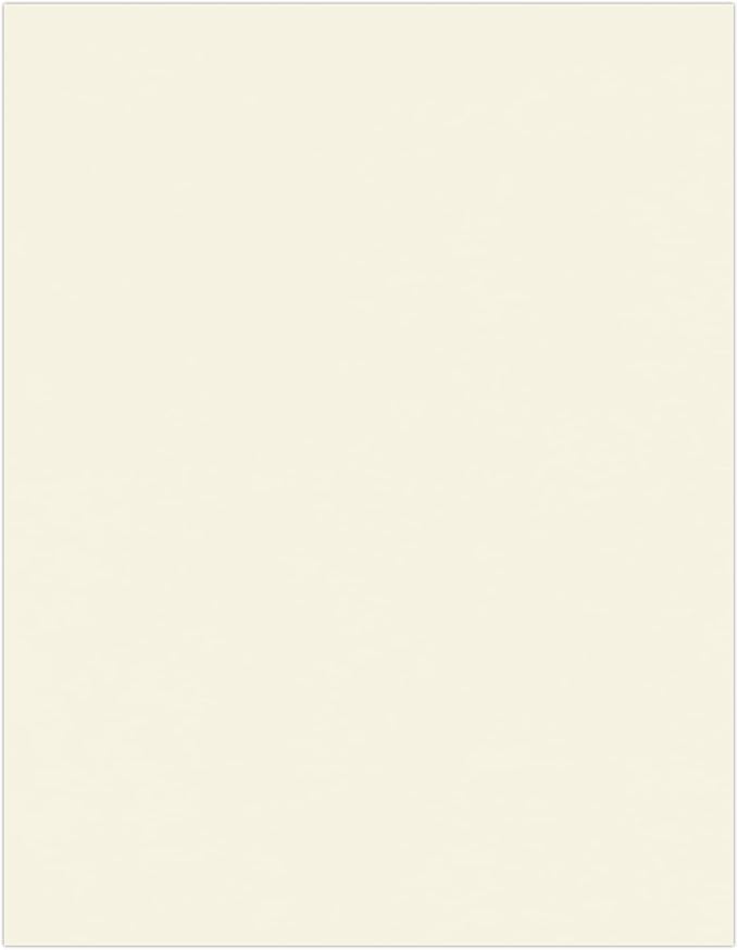LUXPaper 8.5" x 11" Classic Crest Paper | Letter Size | Baronial Ivory | 24lb. Text | 50 Qty