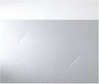 JAM PAPER Laminated Two Pocket Glossy Folders - Silver - 3/Pack