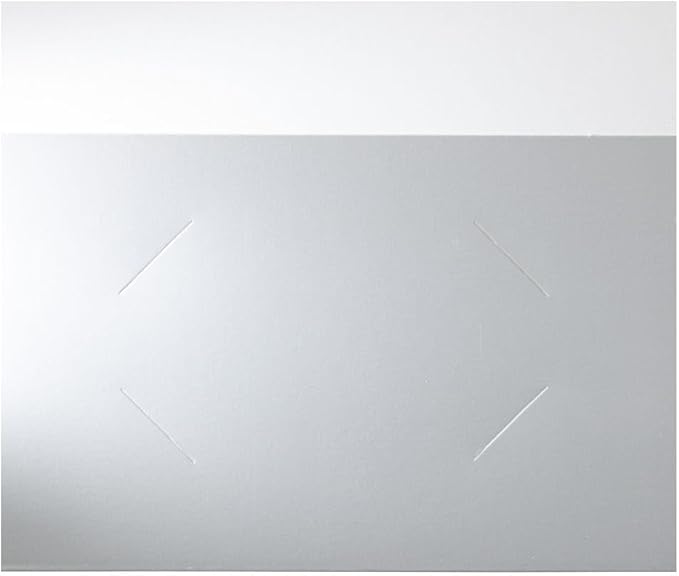 JAM PAPER Laminated Two Pocket Glossy Folders - Silver - 3/Pack