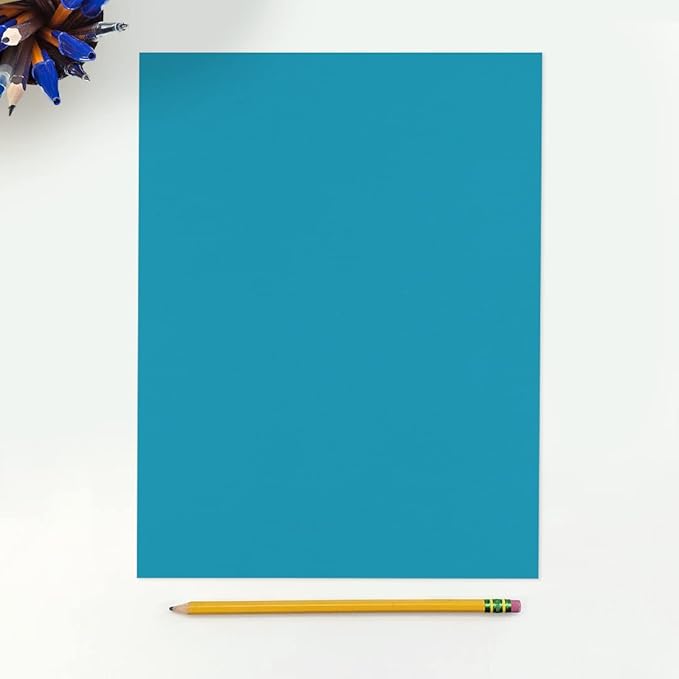 LUXPaper 8.5" x 11" Paper | Letter Size | Bright Blue | 60lb. Text | 500 Qty