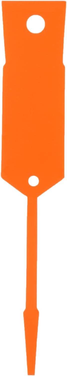 Self-Locking Arrow Key Tags - 1,000 Pcs (Orange) | 4 1/2" x 3/4" Plastic ID Tags with Writable Surface for Organized Key Management