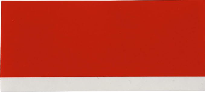 Brady Authentic (M21-375-595-RD) All-Weather Vinyl Label for Indoor/Outdoor ID, Lab and Equipment Labeling, White on Red- For M210, M210-LAB, M211, BMP21-PLUS and BMP21-LAB Printers, .375" W, 21' L
