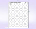 NextDayLabels - 8-1/2 x 11 Neon Color High Light Fluorescent Labels for Laser & Inkjet Printer (Green Fluorescent, 1" Round - 63 per Page - 6300 Labels)