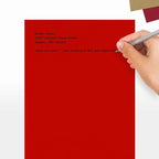 LUXPaper 8.5" x 11" Paper | Letter Size | Holiday Red | 60lb. Text | 1,000 Qty