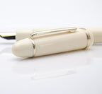 JINHAO X159 Fountain Pen (EF Nib 0.38mm, Ivory White with Gold Clip)