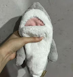 Cute Animal Pencil Case with Zipper - Multifunctional Cosmetic Makeup Organizer Bag, Small Pouch for Jewelry Travel Essentials & Daily Carry (Shark)