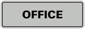 Signs ByLITA Standard Office Sign - Professional Business Signage - Easy to Install (Lt Gray) - Small 1 Pack