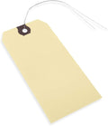 INNOVART Shipping Tags Double Wired 6 1/4" x 3 1/8", Manila Wire Tags With Reinforced Eyelet, Case of 100