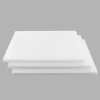 CMI Commercial Grade Cutting Board for Kitchens,Cutting Board Set,Thick White Plastic Chopping Board,24 x 18 x 1 Inch, White-Color 3 of Pack Set,NSF Approved