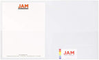 JAM PAPER Plastic Light Weight Flexible Two Pocket Presentation Folder - Clear - 108/pack
