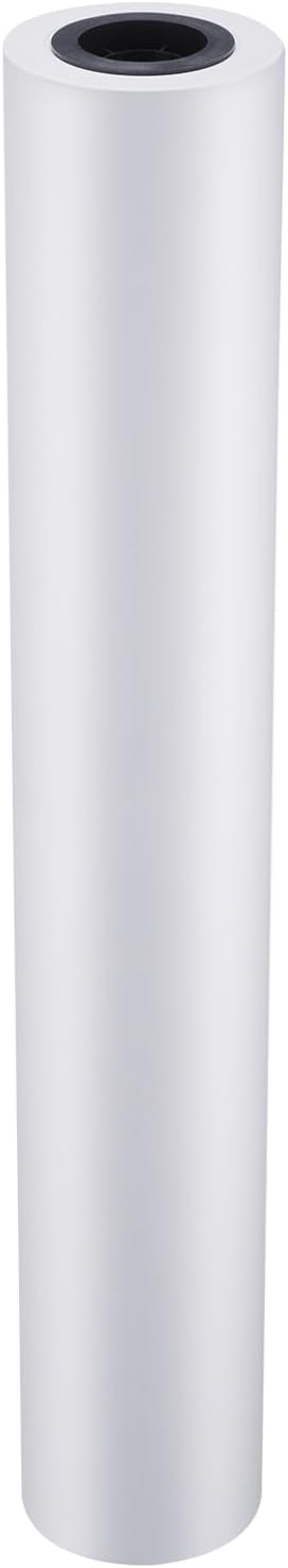 VEVOR 24 in x 150 ft Plotter Paper, 6 Rolls, 20 LB Bond, Architectural D/E, 2496 Sheets, White, Uncoated, Biodegradable, 94% Opacity, Ideal for CAD, Engineering, GIS Maps & Architectural Designs