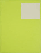 JAM PAPER Shipping Address Labels - Large - 3 1/3 x 4 - Lime Green - 120/Pack