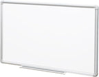 DEVELOP Large Magnetic Dry Erase White Board 60 x 36 Inches, Wall-Mounted 5' x 3' Whiteboard for Home Office School, Silver Aluminium Frame with Detachable Marker Tray, 4 Markers 1 Eraser 4 Magnets